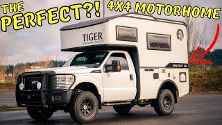 This 4x4 Ford F250 Class C Off Grid Motorhome has it ALL