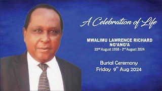 IN LOVING MEMORY OF  MWALIMU LAWRENCE RICHARD NG’ANG’A. 22nd August 1958 - 2nd August 2024