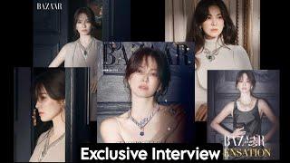 Song Hye Kyo NEW INTERVIEW for Harper's Bazaar Hongkong.