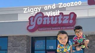 Ziggy and Zoozoo visit YONUTZ fantastical donuts and ice cream in Las Vegas