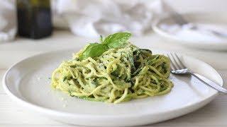 Zoodles Recipe with Avocado Pesto | How to Make Zucchini Noodles