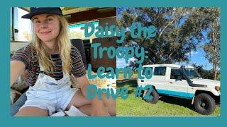 VAN LIFE // Daisy the TROOPY // Part 2: LEARN TO DRIVE MANUAL or STICKSHIFT