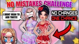 CANT Make *ANY MISTAKES* In Dress To Impress!! (Roblox)