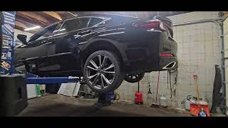 2019 ES350 Rear Brake Job in Service Mode