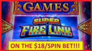 $18/Spin → SUPER FIRE LINK BONUS! Ultimate Fire Link Explosion Slots!