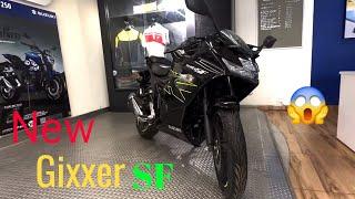 New Suzuki Gixxer SF 2024 | Suzuki Gixxer SF 150 2024 | Black Colour | Fi Abs Bs6 |  Bike Look