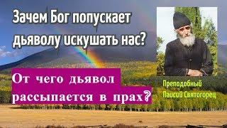 Зачем Бог попускает дьяволу искушать нас? От чего дьявол рассыпается в прах? Паисий Святогорец.