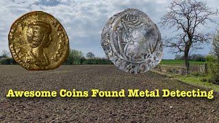 Roman Denarius and Rare Hammered Coin Found. Metal Detecting. #metaldetecting #metaldetectinguk