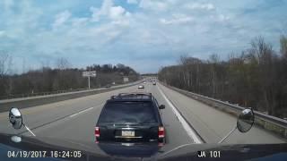 Suicidal road rager brake checks my Semi Truck