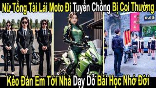 The Female CEO Riding a Motorcycle to Find a Husband, Disrespected, Brings Her Team to Teach