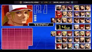 (CDM-ELITE)-RINO vs [NOVA_GEZZY_CXX]  ≪KOF 2002 PLUS≫  FT5