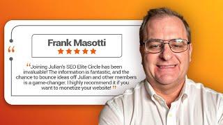 Julian Goldie SEO Elite Circle Review: Frank Masotti