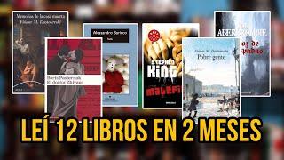  Los 12 libros que leí en ENERO y FEBRERO • Wrap-Up 2025 (01/06) | ESMARCOREYES 