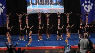 Cheer Athletics Cheetahs Blue Debut 2021