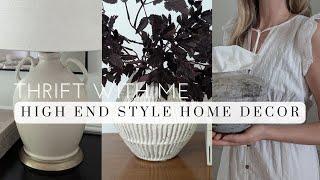 Thrift with Me for Budget Home Decor / Thrift & DIY Easy High End Home Decor