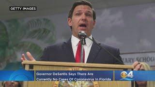 Gov. Ron DeSantis: No Cases Of Coronavirus In Florida