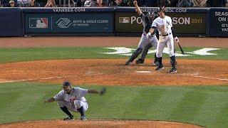 2011 ALDS Gm5: Valverde gets the final three outs