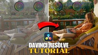 DaVinci Resolve Secrets for a Warm and Saturated Look | A Step-by-Step Workflow #Tutorial