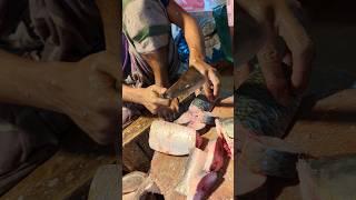 Amazing Hilsa Fish Cutting Skills In Bangladesh Fish Market By Expert Cutter #shorts