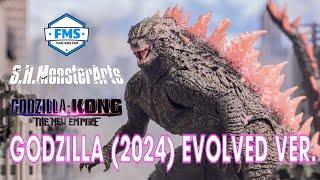 S.H.Monsterarts Godzilla 2024 Evolved Ver Figure Review #Godzilla #godzillaxkongthenewempire