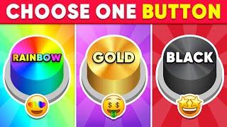 Choose One Button! Rainbow, Gold or Black Edition ⭐️ Quiz Sloth