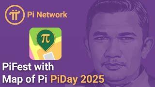 Pi Network ll PiFest 2025 Menggunakan Map of Pi #pinetwork