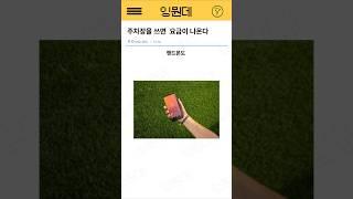 주차 차단기 앞 빌런