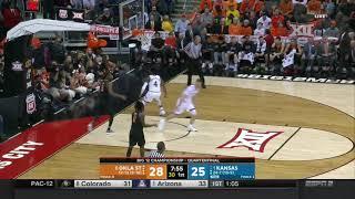 Oklahoma State vs Kansas Men's Basketball Highlights