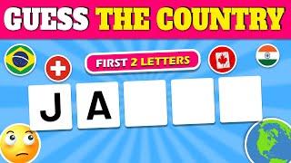 Guess The Countries By First 2 Letters  | Country Quiz ️