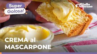 CREMA al MASCARPONE, la crema che non può mancare con PANDORO e PANETTONE! 