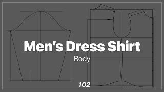 How To Make Men’s Dress Shirt Pattern_Body [Pattern Making Tutorial]