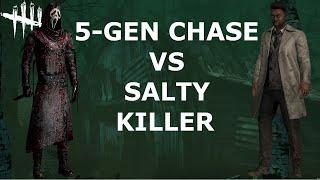 5 Gen Chase vs Angry Ghostface (w/ Salty Endgame Chat)| Dead by Daylight