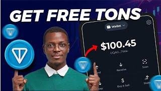 FREE TONS! How to Get Free TONS WITHOUT BUYING for TON TRANSACTION and GAS FEE (Get free Tons)