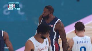  LIVE NOW! USA vs Puerto Rico Full Game | 2024 Olympic Men's Basketball Live | August 1, 2024 | 2K