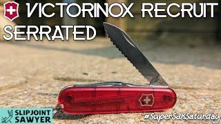 Victorinox Recruit Serrated Swiss Army Knife 0.2503 (53241) #supersaksaturday