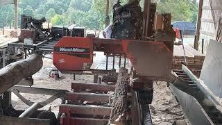 Woodmizer super LT 70 sawing