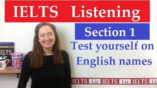 IELTS Listening: English Names