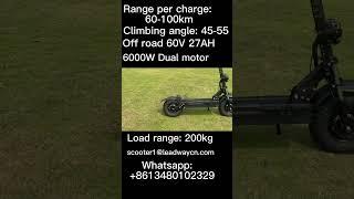 Double motor 6000w#electricscooter #offroad #electricscooter with seat