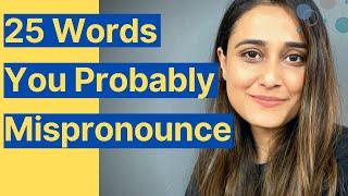 Commonly mispronounced English words in 3 minutes