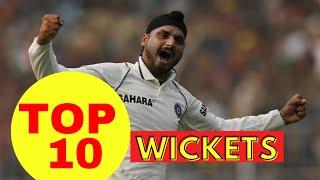 Harbhajan Singh top 10 wickets