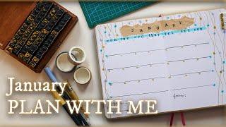 PLAN WITH ME | January 2021 Bullet Journal Setup