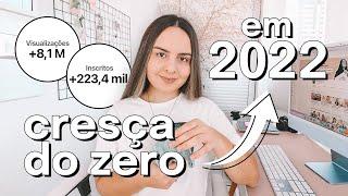  DESAFIO: Como Crescer Um Canal No YouTube DO ZERO Em 2022 (Passo A Passo)