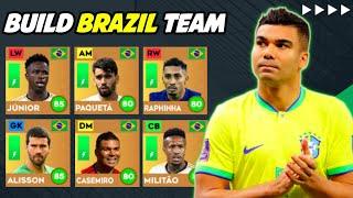 Build Team Brazil  Dream League Soccer 2024 - DLS24