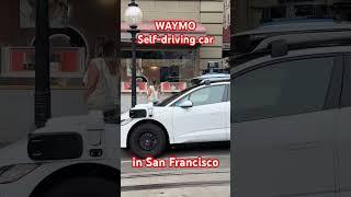 WAYMO self-driving car in San Francisco