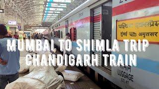 mumbai to shimla by train | paschim express to chandigarh