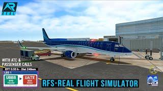 RFS - Real Flight Simulator - Baku to Aktau ||Full Flight||Embraer E190||Azerbaijan|FullHD|RealRoute