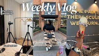 Weekly Vlog | Furniture Shopping, Attempting 75 Hard, Let's Cook, Content BTS & Lots of Errands