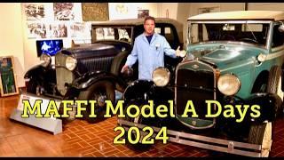 Model A Days 2024 at the MAFFI Gilmore Auto Museum. Drive some museum cars and the new bus!