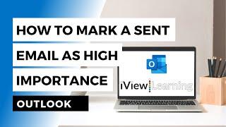 How to mark the sent email as high importance