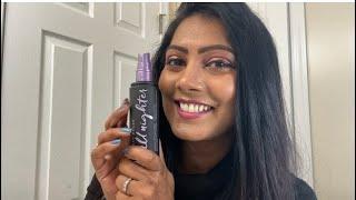 Urbandecay allnighter setting spray Test & Review #urbandecay #allnighter #Settingspray #urbandecay